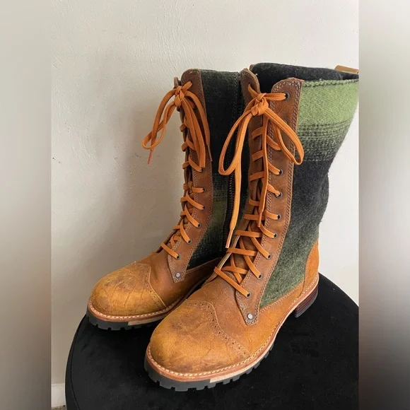 8.5Woolrich Women's Santa Fe Combat Boot Sz - Picture 3 of 17